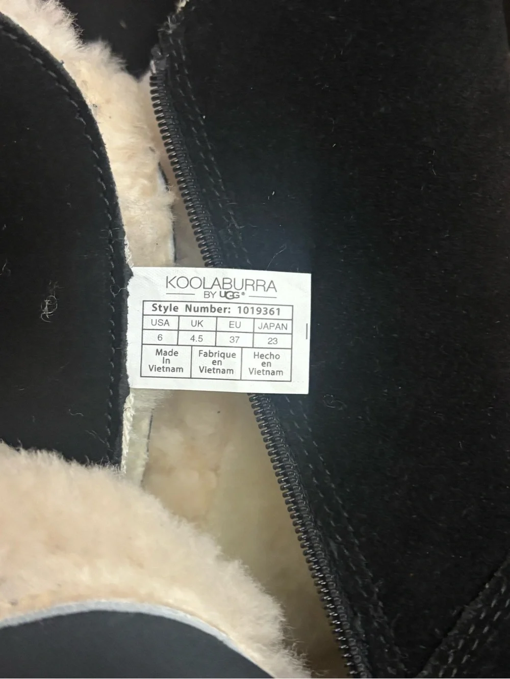Koolaburra by Ugg Black Shazi Short Boots Size 6